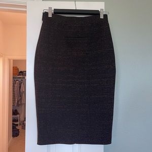 Givenchy Rib-Knit Pencil Skirt